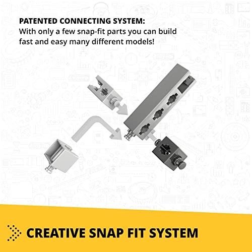 Engino- Creative Builder STEM Project, 20 Multimodel Set, Building Toys for Kids 6+, STEM Engineering Kit, Building Kit for Young Invetors, Gift for Boys & Girls - style: 20 Multimodel Set