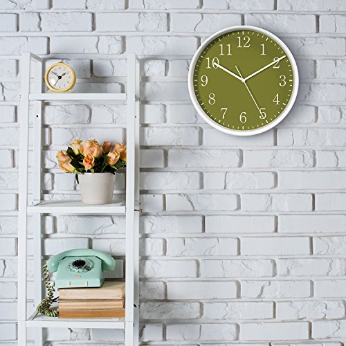 Hicarer 28 mm Quartz Clock Movement Long Shaft Repair Kit for Watch Parts (White) - color: White