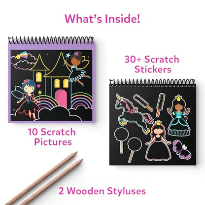 Skillmatics Magical Scratch Art Book – Unicorns & Princesses, Travel Toy - style: 2. Unicorns & Princesses