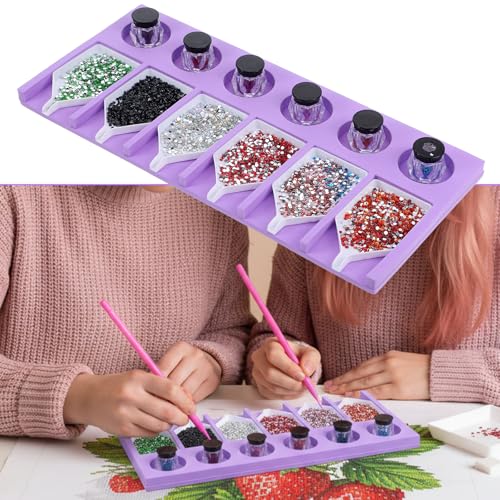 1 Set Diamond Tray, Painting Diamond Accessories Tray Organizer