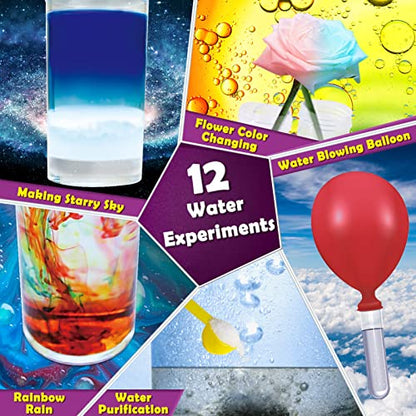 UNGLINGA 30 Experiments Science Kit for Kids with Lab Coat, Chemistry Set - style: science kit with 30 experiments & lab coat