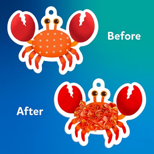 Skillmatics Poke-in Art – Underwater Animals, Wood Craft Kit, Gift for Kids - style: 7. Underwater Animals