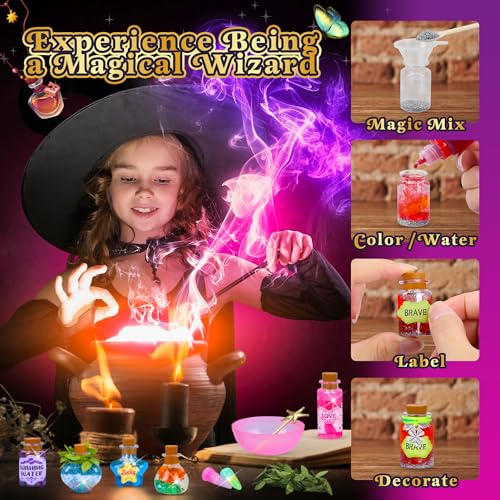 Fairy Magic Potions Kit for Kids with Magical House, Potions Craft Age 6-10