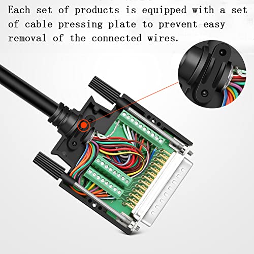 DB25 Solderless Connector, 10PCS Set, Includes 5 Male & 5 Female, 16mm Thin, RS232 Serial Port Adapter Breakout Board, for Tax Control Machine, Digital Camera, PLC etc. - style: 5PCS Male+5PCS Female