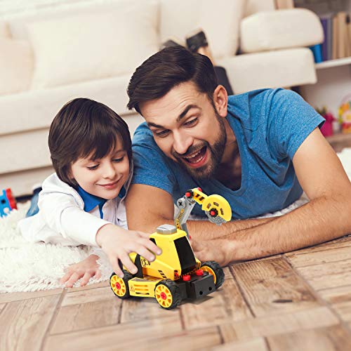 Mobius 7-in-1 Take-Apart Construction Truck Set with Drill, Ages 3+ - color: 7 in 1 Construction Playset