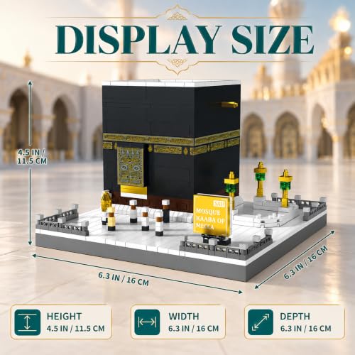 Kaaba of Mecca Building Blocks Sets 446PCS - style: Mosque Kaaba of Mecca