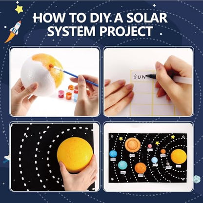 Pllieay Solar System Model Kit for School Science Projects, Space Education