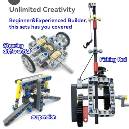 Technic Parts Building Block Pieces Sets, 260 Pieces