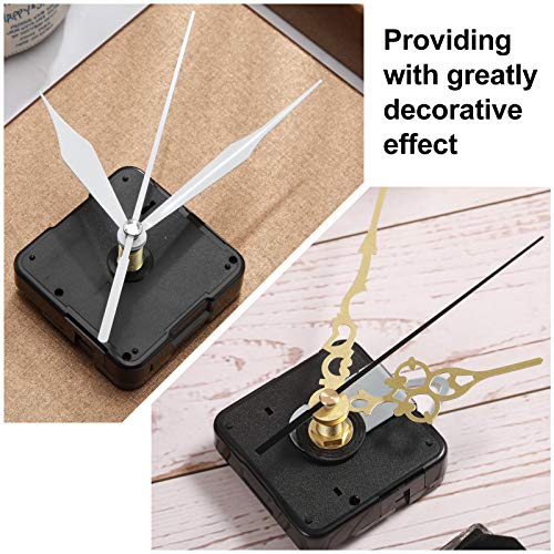 Outus 5 Pcs Quartz Clock Movement, 7 Pairs Hands, DIY Repair Kit, 18 mm