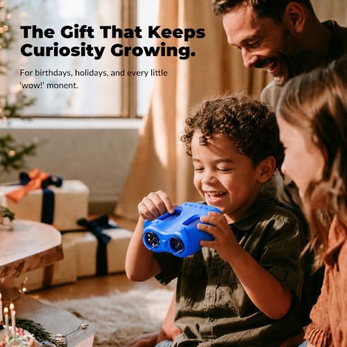 2-in-1 Kids Microscope & Telescope, STEM Science Explorer Toy Gift Age 5-10
