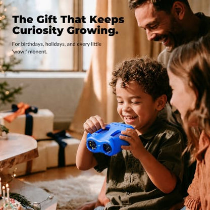 2-in-1 Kids Microscope & Telescope, STEM Science Explorer Toy Gift Age 5-10