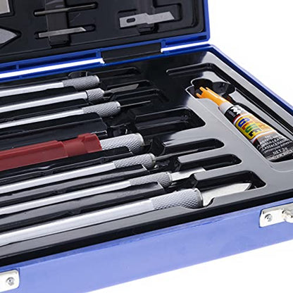 52pc Deluxe Utility Knife Complete Modeling Scrapbooking Set Hobby and Craft