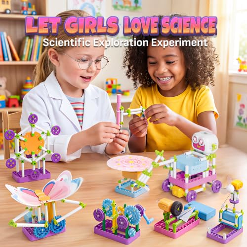 SMILESSKIDDO Science Kit for Girls 130+ Experiments, STEM Toys - color: Light Blue