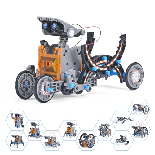 AESGOGO STEM Projects for Kids Ages 8-12, Science Experiment Solar Robot Toys for Kids to Build.