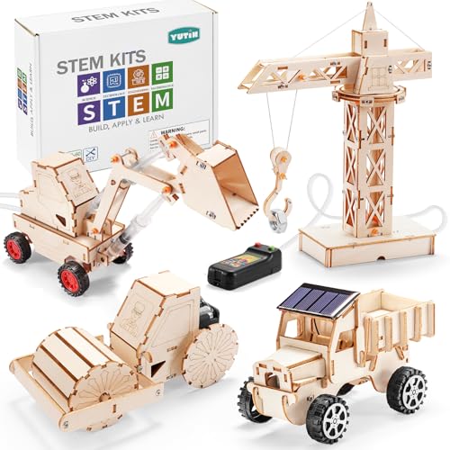STEM Wood Building Crafts Kits for Kids Ages 8-10 8-12, Boys STEM Toys 8-13