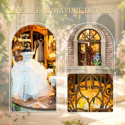 Romantic Miniature Dream Dress Studio Book Nook - color: Dream Dress Studio