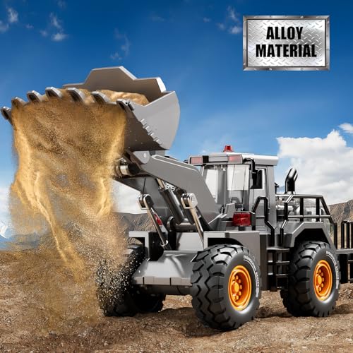 Pupu Pig Construction Toy, Metal Bulldozer Toys for Boys Gifts Ages 3+ - color: Metal Bulldozer Toy