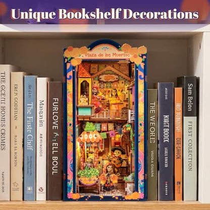 Fsolis Book Nook Kit for Adults - Día De Muertos - color: Plaza De Los Muertos