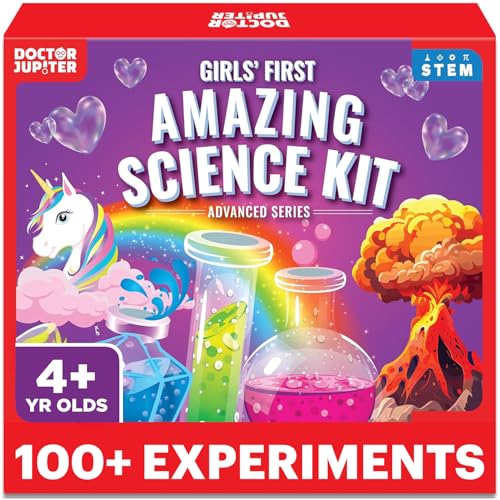 Doctor Jupiter Girls' First Amazing Science Experiments Kit for Ages 4+ - style: Girls' First Amazing Science Kit: 4+
