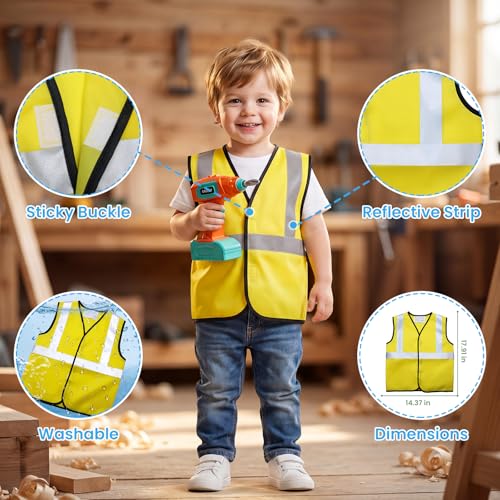 CUTE STONE 168Pcs Kids Tool Set with Electric Drill Toy, Building Kit