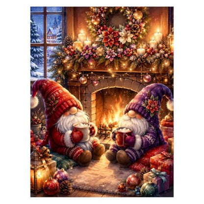 AUKELHJ Christmas Diamond Art Kits for Adults, Diamond Painting, 12x16 Inch - color: 03-Christmas, size: 12X16 inch