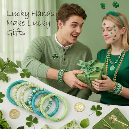 4000pcs Clay Beads - Forest Green, 6mm Heishi Bead Polymer Flat Round Disc Bulk Beads for Jewelry Making,DIY Friendship Bracelet and Necklace Craft - color: Forest Green