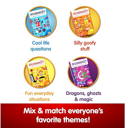 SUSSED The Wacky ‘What Would You Do’ Card Game - Social Fun for Teens - color: Cool Blue (Cool Life Questions Theme)