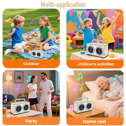 STEM Projects Build Bluetooth Speaker Kit for Kids & Adults Age 8-12 - color: Blue