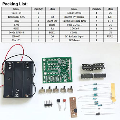 ISolderStore Electronic DIY Kits 16 Music Box Soldering Practice Kit DIY Soldering Project for Teens Kids Adults Thanksgiving Xmas Gift