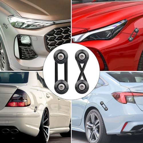BFXM Universal Bumper Clips, Front Rear Bumper Quick Release Kit - color: Black, size: 2set