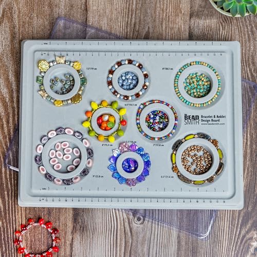 The Beadsmith Elements Bracelet & Anklet Design Bead Board - size: Bracelet Board - 9 Channel