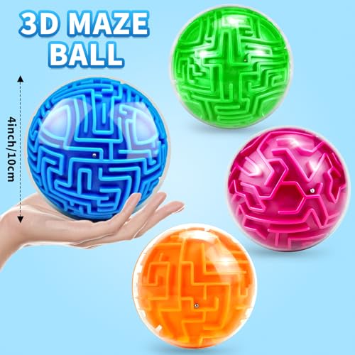 Maze Ball Puzzle Games Toys for Kids Age 6 7 8+ Boys Girls Gifts Ideas - color: Blue