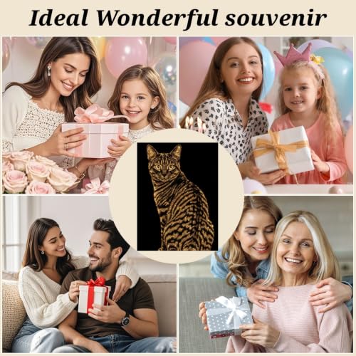 BYGFHLYW Cat 5D Diamond Painting Kit, Diamond Art for Adults12x16In - color: KM1142-1