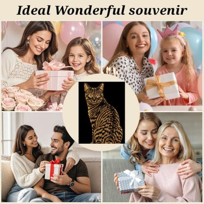 BYGFHLYW Cat 5D Diamond Painting Kit, Diamond Art for Adults12x16In - color: KM1142-1