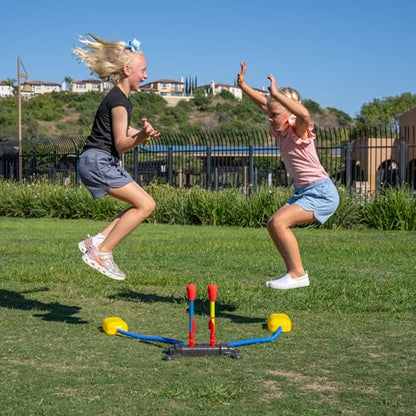 Stomp Rocket Original Dueling Rocket Launcher for Kids, 4 Rockets - style: Dueling Launcher + 4 Rockets