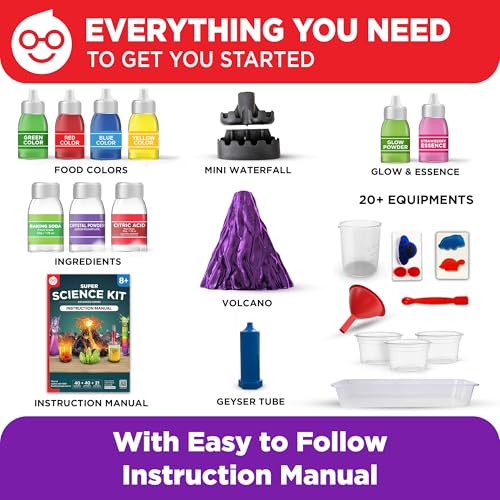 Doctor Jupiter Super Science Experiments Kit for Kids Ages 8+ - style: Super Science Kit: 8+