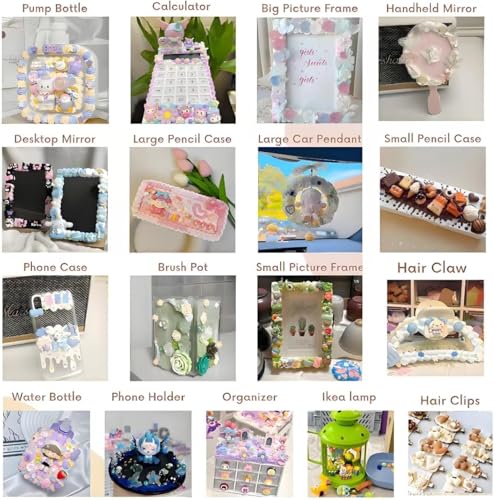 BoFUN Whipped Cream Glue Decoden Cream for DIY Crafts, Phone Case, Jewelry - color: Pink/ Resin