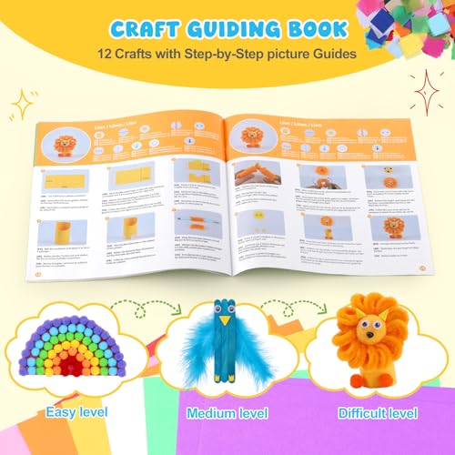 Zefy 3200+ Pcs Arts and Crafts Supplies for Kids, All in One Craft Kits - size: 3288 pcs