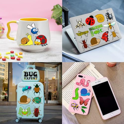 120 PCS Bug Temporary Tattoos for Kids Toddlers - color: 120PCS