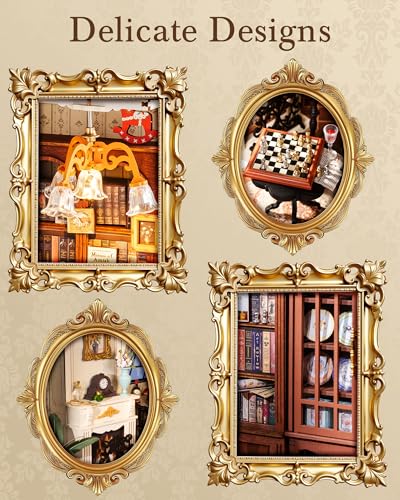 Rolife Living Room DIY Miniature Dollhouse Kit Gift for Adults - color: Catherine's Living Room