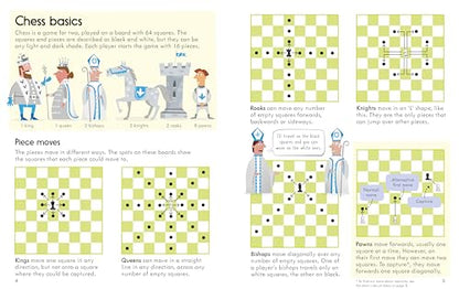 Usborne Chess Book: A Fun Chess Guide for Kids (Ages 6-9) with Write-In Puzzles, Stickers, and Problem-Solving Activities (Where's the...)