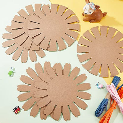 PH PandaHall 12pcs 19 Inch Round Paper Basket Weaving Knitting Crafts Decoration Basket Making Forms for Handicraft Arts and Crafts ProjectsEaster Basket Activities, Peru