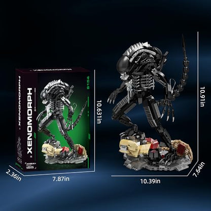 Xenomorph Action Figures Building Set for Adults & Fans, 882 PCS