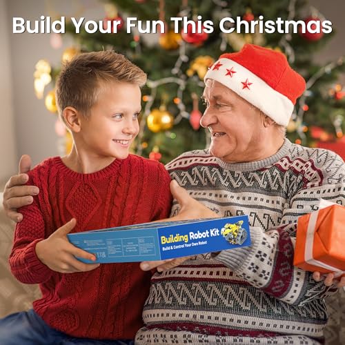 Bundle - 2 Items: Sillbird 12-in-1 Solar Robot Toys & Robot Building Kit with Remote Control for Boys Ages 8-14, Christmas STEM Robotics Technic Toy, Coding Science Educational Gift