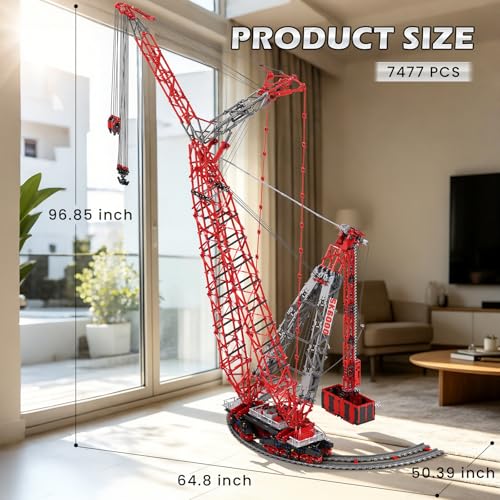 Reobrix RC Crane Building Block Sets Big Remote Control Crane Model