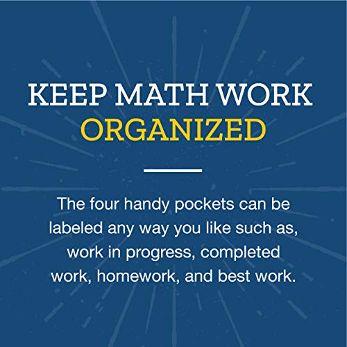 Really Good Stuff Intermediate Math Resource 4-Pocket Folders - Set of 12