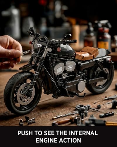 Nifeliz Iron 83 Motorcycle Building Set, NF10342