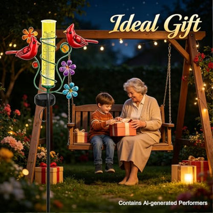 Rain Gauges Outdoors Best Rated, Cardinal Rain Measure Gauge - color: Cardinal