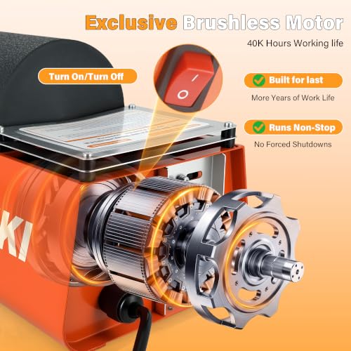 Rock Tumbler Kit- 3 Lb Extra Large Capacity Barrel - style: 3LB