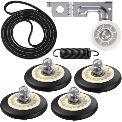 Upgraded Dryer Rollers Kit Compatible with LG Kenmore Dryers Parts